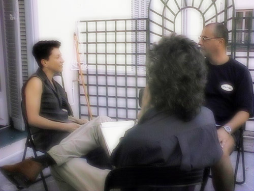 Corsi di PNL ed Ipnosi, esercitazione di gruppo...